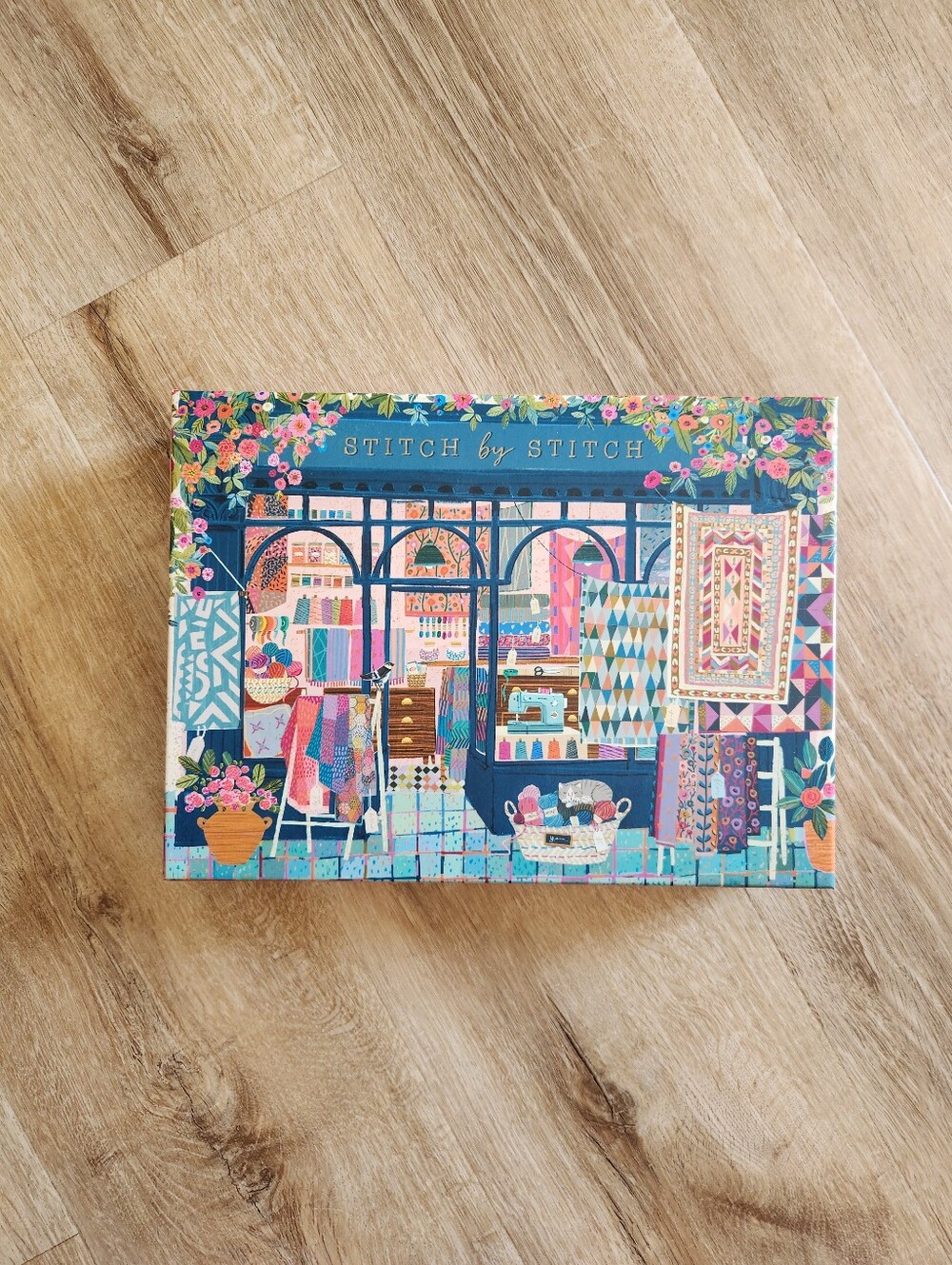 Galison Stitch by Stitch 1,000 Piece Puzzle